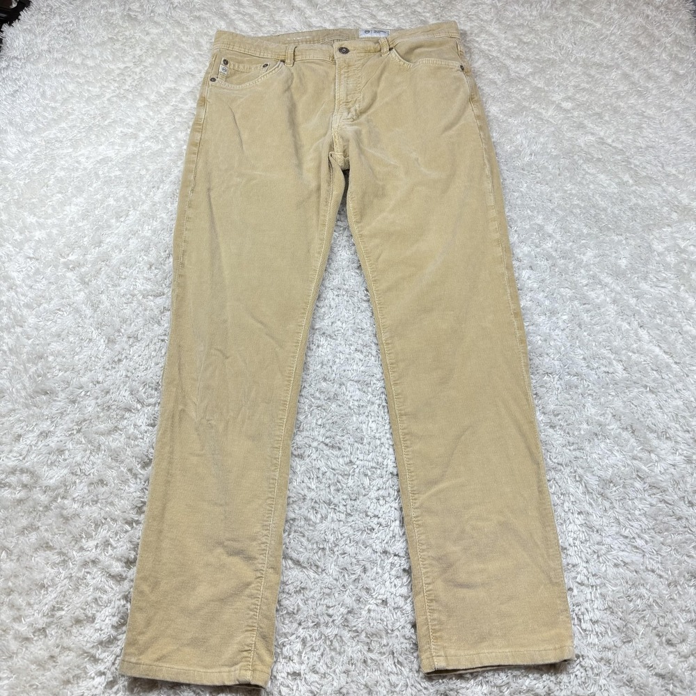 AG Tellis Pants Mens 33x34 Modern Slim Corduroy Stretch Casual Preppy Work Dress